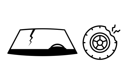 Additional window and tyre insurance